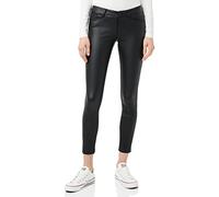 VERO MODA PETITE Vmseven NW SS Smooth Coated PT Petite Pantalons, Black/Detail:Coated, XL/P/28 aux Femmes