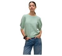 Vero Moda Femme Vmdoffy 2/4 O-Neck Pullover GA Noos, Œuf D'oiseau Vert/Détail : Mélangé, S EU