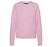 Vero Moda – Pull VMDoffy col rond, mélangé, rose fuchsia, taille L