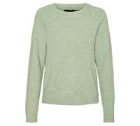 Vero Moda Femme Vmdoffy Ls Blouse Col Rond GA Noos Sweater, Ombre Forestière/Détail : Mélangé, S EU