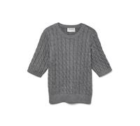 VERO MODA Pull en Maille AWLORELLA Pull-Overs Medium Grey Melange XL Medium Grey Melange XL