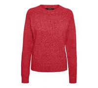VERO MODA Pull en Maille VMDOFFY Pull-Overs Ribbon Red S Ribbon Red S