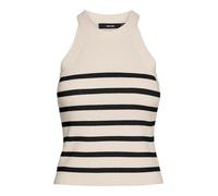 VERO MODA Tops en tricot 'VMSABA' beige / noir, Taille M