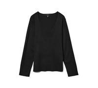 VERO MODA Pull en Maille VMSILJE Pull-Overs Black L Black L