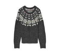 VERO MODA Pull en Maille VMSIMONE Pull-Overs Dark Grey Melange L Dark Grey Melange L