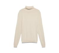 Vero Moda Pull Femme Col Roulé, Bouleau, XL