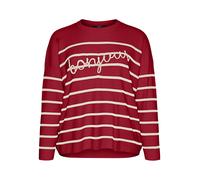 VERO MODA Pull-over 'ARIA' rouge / blanc cassé, Taille XL