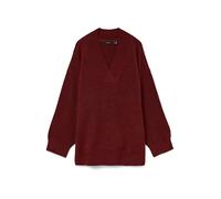 VERO MODA Pull-over 'BANG' lie de vin, Taille S