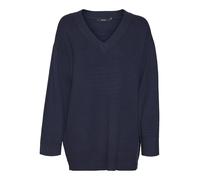 VERO MODA Pull-over 'Gold' bleu marine, Taille S