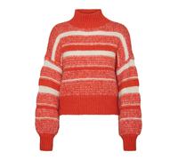 VERO MODA Pull-over 'KAMMA' beige / orange, Taille L