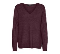 VERO MODA Pull-over 'Lefile' bordeaux, Taille S