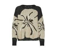 VERO MODA Pull-over 'MAdison' noisette / noir / blanc cassé, Taille M