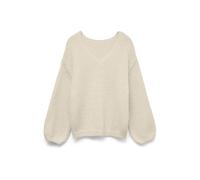 VERO MODA Pull-over oversize 'VMMaybe' écru, Taille S