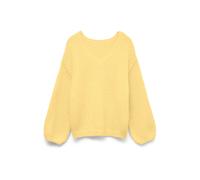 VERO MODA Pull-over oversize 'VMMaybe' jaune clair, Taille L