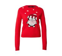 VERO MODA O-Neck Pullover Xmas Box Vmcute Ls Pull à col Rond Motif boîte de Noël, Rouge Chinois, M Femme
