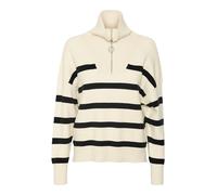 VERO MODA Pull-over 'Saba' crème / noir, Taille XS