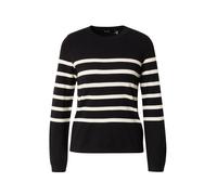 VERO MODA Pull-over 'Saba' noir / blanc, Taille L