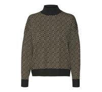 VERO MODA Pull-over 'VMARIA' beige clair / noir, Taille XS