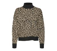 VERO MODA Pull-over 'VMARIA' beige / noir, Taille L