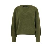 VERO MODA Vmboom Ls Pull à col en V Noos, Cyprès, XS