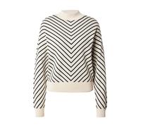 VERO MODA Pull-over 'VMCapricorn' crème / noir, Taille L