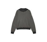 VERO MODA Pull-over 'VMCAPRICORN' noir / blanc, Taille XS
