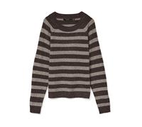 VERO MODA Pull en Maille VMDOFFY Pull-Overs Chocolate Torte S Chocolate Torte S