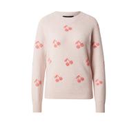 VERO MODA Pull-over 'VMDoffy' poudre / rouge clair, Taille XS