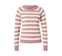 VERO MODA Pull-over 'VMDoffy' rouge chiné / blanc, Taille S