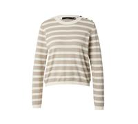 VERO MODA Pull-over 'VMFANTASTIC' beige / gris clair, Taille M