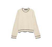 VERO MODA Pull-over 'VMGold' chamois / noir, Taille M