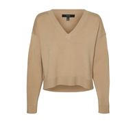 VERO MODA Pull-over 'VMGOLD LINK' beige foncé, Taille XL