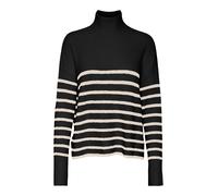 VERO MODA Pull-over 'VMMarina' noir / blanc, Taille XS