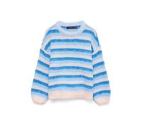 Vero Moda Maybe Stripe O-neck Sweater Bleu M Femme
