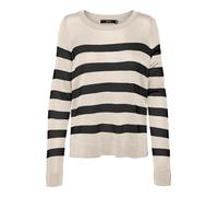 VERO MODA Pull-over 'VMNOVA' crème / noir, Taille XS