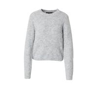 VERO MODA VMNOVAH LS Pull à col Rond GA Noos, Mélange de Gris Moyen., L