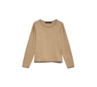VERO MODA Pull en Maille VMGOLD Pull-Overs Silver Mink S Silver Mink S