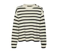 VERO MODA Pull-over 'VMSaba' crème / noir, Taille XS