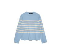VERO MODA Pull-over 'VMSaba' sable / bleu ciel, Taille S