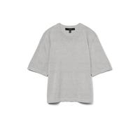 VERO MODA Pull-over 'VMSILJE' gris clair, Taille L