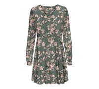 VERO MODA Robe 'ANNA' vert clair / vert foncé / rose, Taille 34