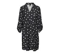 VERO MODA Robe-chemise 'BECCA' noir / blanc, Taille 34