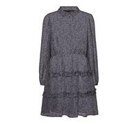 VERO MODA Robe-chemise crème / marron / violet, Taille 34