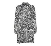 VERO MODA Robe-chemise 'Debby Ana' noir / blanc, Taille 42