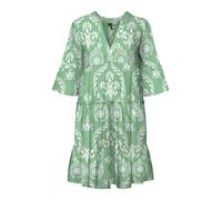VERO MODA Robe-chemise 'Dicthe' vert / blanc, Taille 34