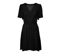 VERO MODA Robe-chemise 'VMALBA' vert gazon / rouge / noir, Taille 36