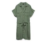 Vero Moda Bumpy Short Sleeve Short Dress Vert XL Femme