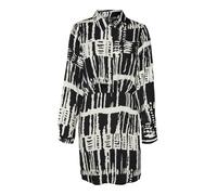 VERO MODA Robe-chemise 'VMCINDY CLEO' beige / noir, Taille 34