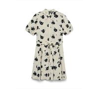 VERO MODA Robe-chemise 'VMDICTHE' beige clair / bleu nuit / bleu clair, Taille 40