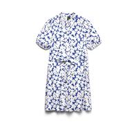 VERO MODA Robe-chemise 'VMDicthe' bleu foncé / blanc, Taille 42